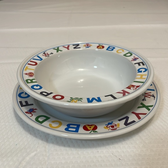 My Alphabet By Epoch Child’s plate set - Picture 3 of 6